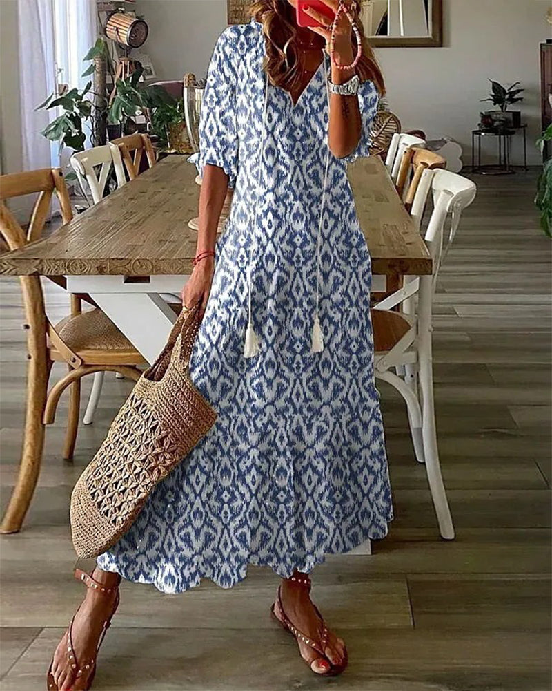 Bertha™ Vestido Boho Elegante y Fluido para Mujer