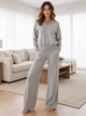 Valentina | Acogedor conjunto en forma de V con pantalones anchos