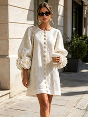 Élodie | Vestido floral con botones