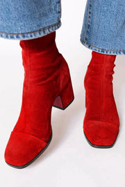 Prudencia™ Botas de Gamuza con Tacón Bajo – Comodidad Diaria