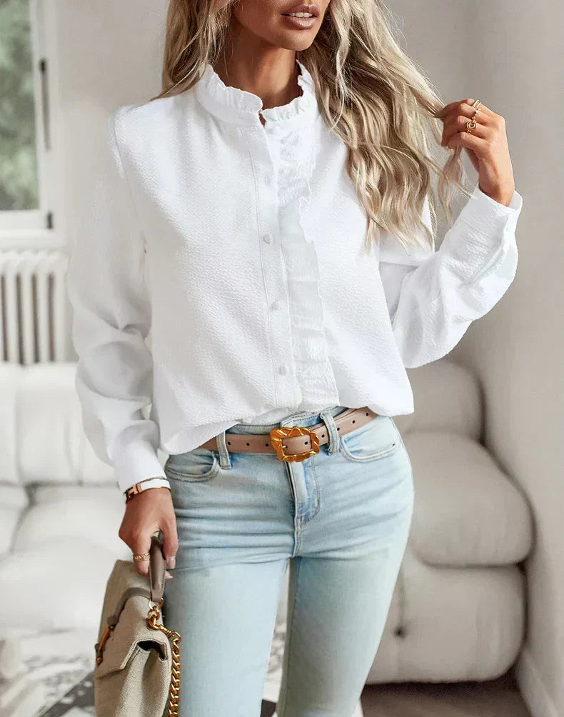Blusa Elegante para Mujer con Corte Entallado