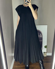 Patricia™ Vestido Largo de Verano Casual Plisado para Mujer