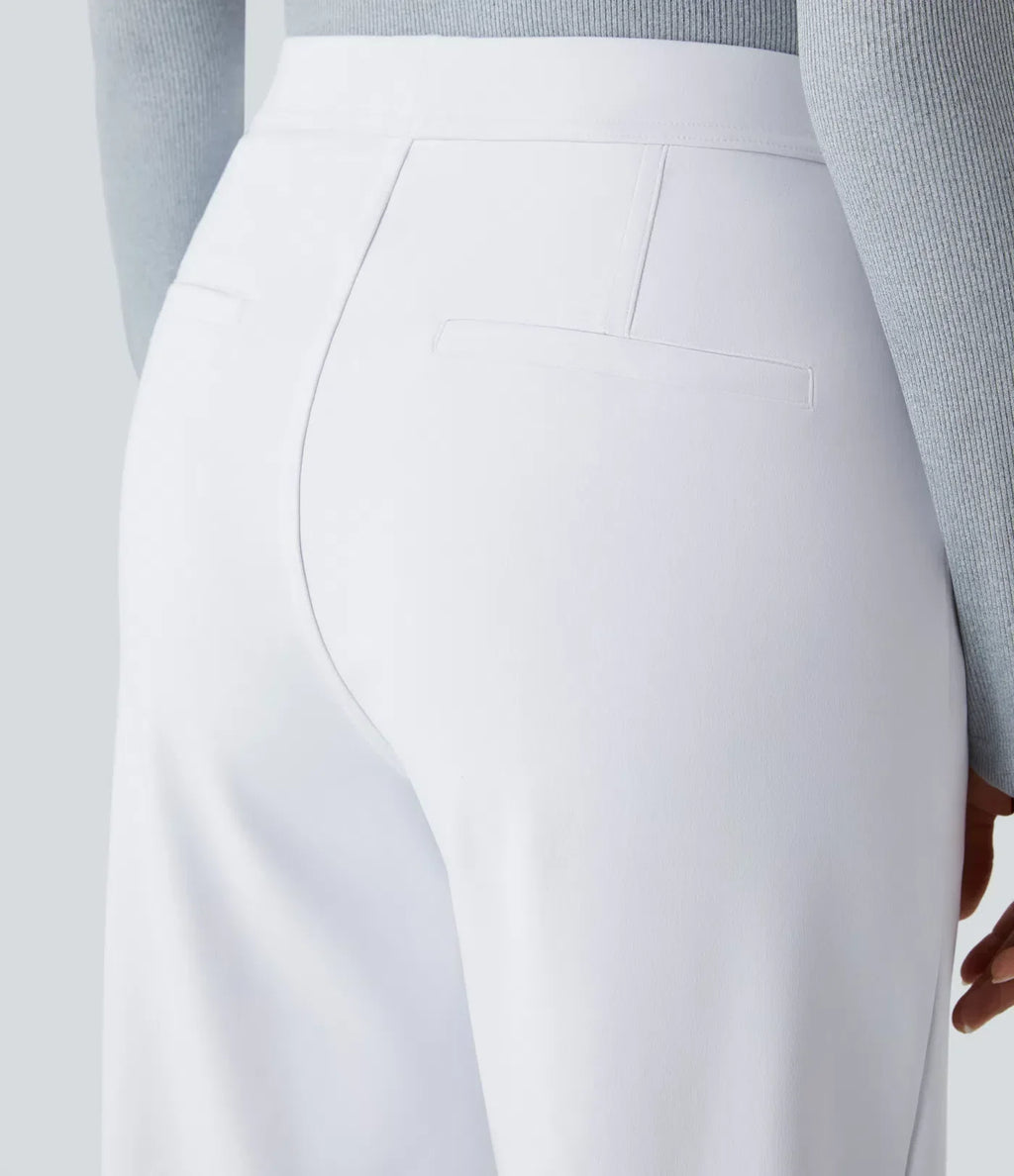 Leonarda™ Pantalón Elegante de Talle Alto y Pierna Ancha para Mujer