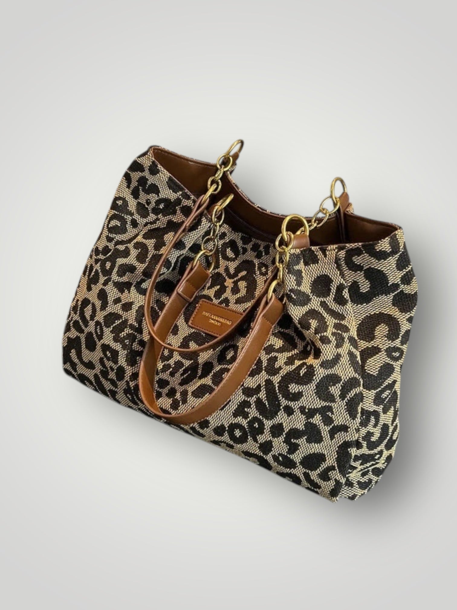 Ximena | Bolsa Tote Estampado de Leopardo
