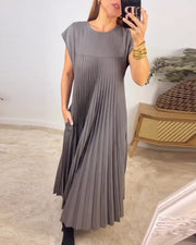 Patricia™ Vestido Largo de Verano Casual Plisado para Mujer