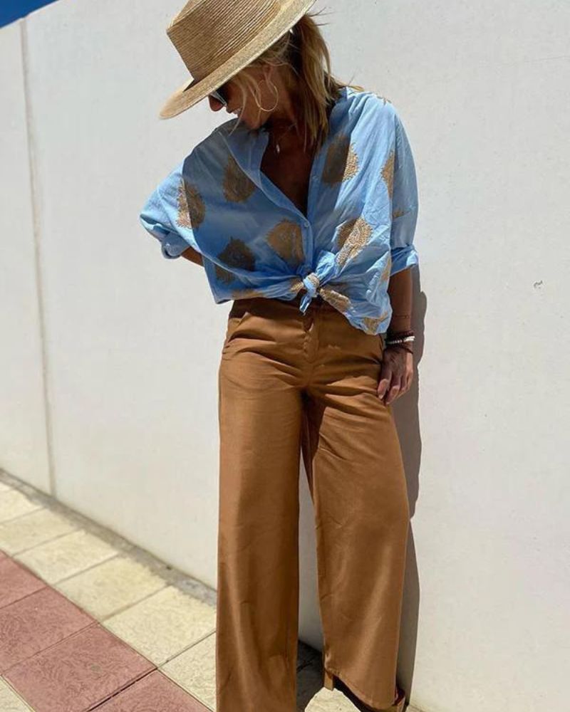Tampico™ Blusa Bordada de Corte Suelto