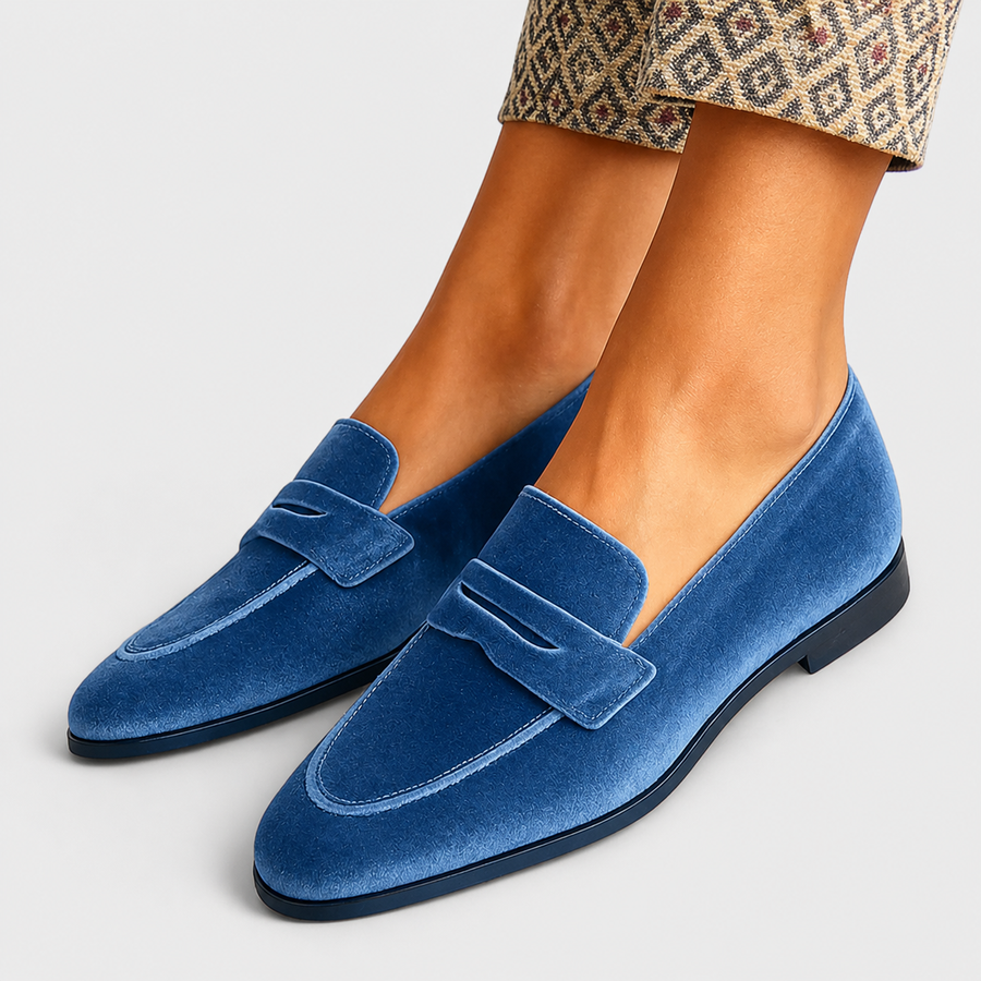 Louise™ | Mocasines Suaves de Terciopelo