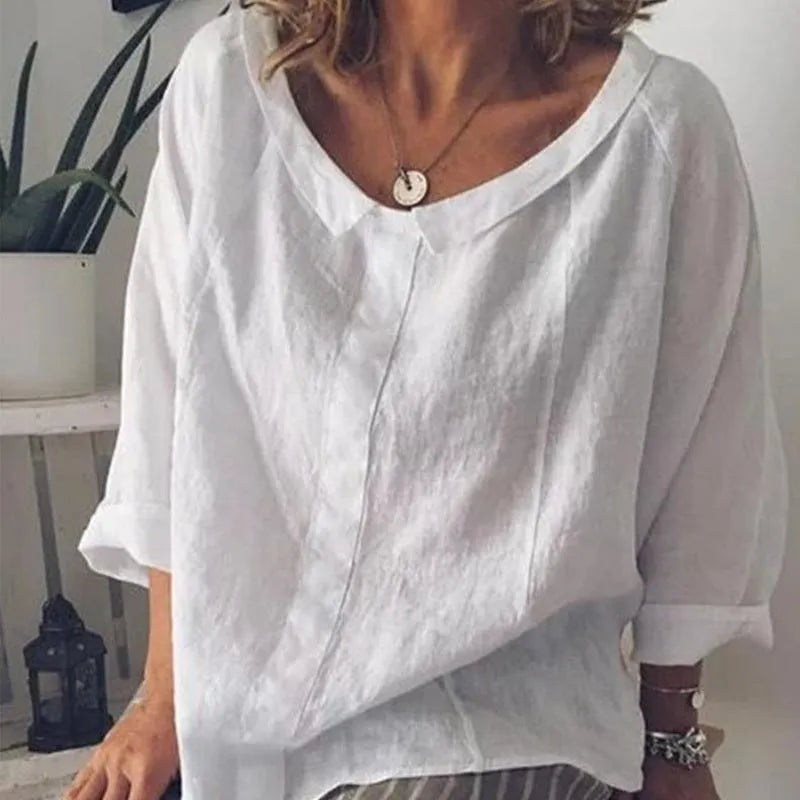 Blusa sin Botones para Mujer, Estilo Atemporal