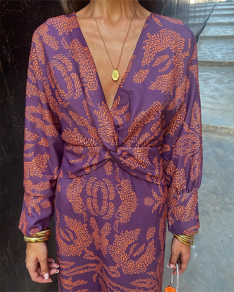 Chihuahua™ Vestido Midi de Verano Elegante con Corte Fluido