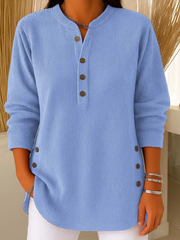 Nieves™ | Túnica Henley con Botones