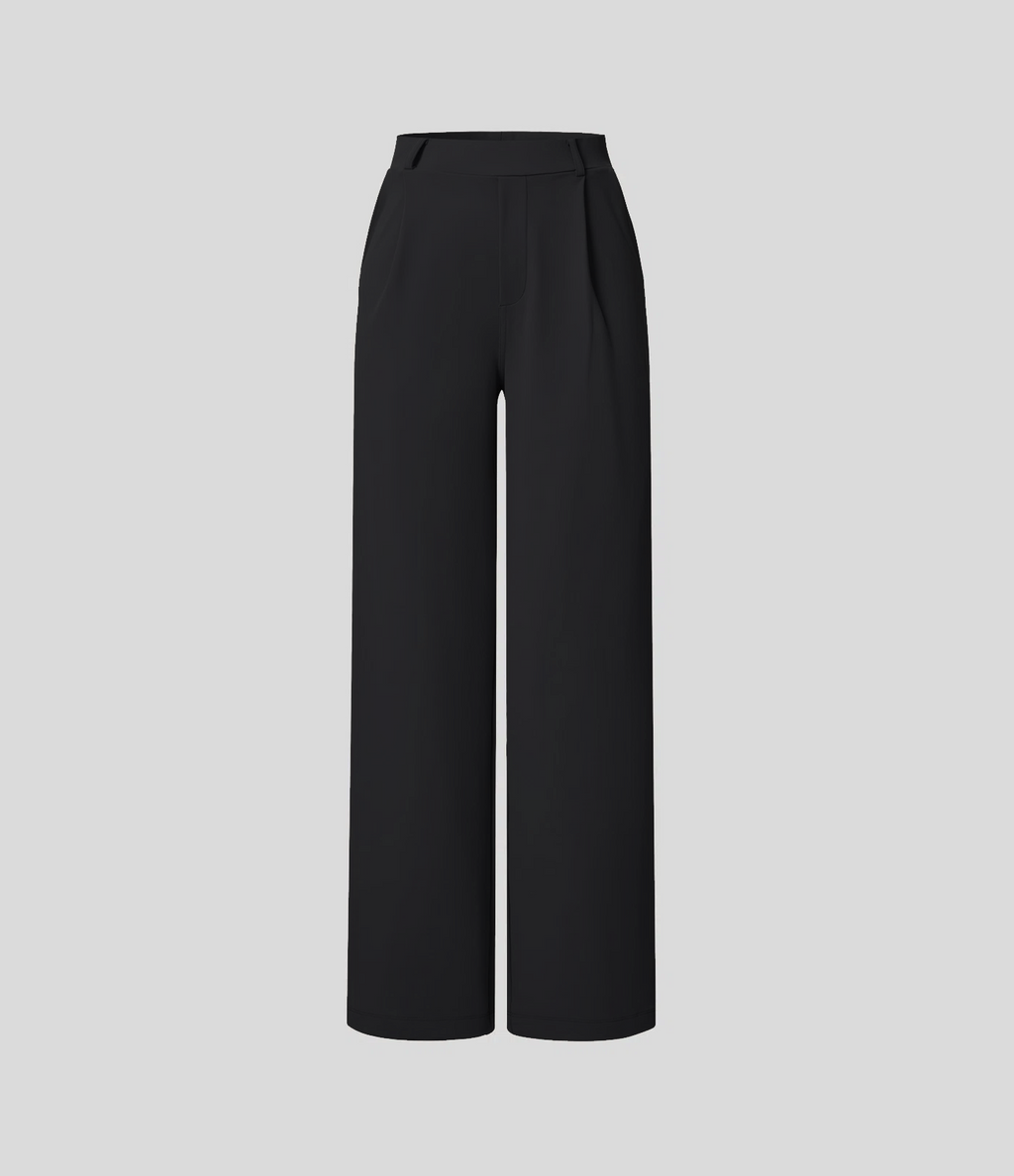 Leonarda™ Pantalón Elegante de Talle Alto y Pierna Ancha para Mujer