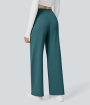 Leonarda™ Pantalón Elegante de Talle Alto y Pierna Ancha para Mujer