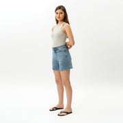 Graciela™ Shorts de Mezclilla con Talle Alto y Stretch para Mujer
