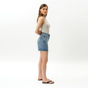 Graciela™ Shorts de Mezclilla con Talle Alto y Stretch para Mujer