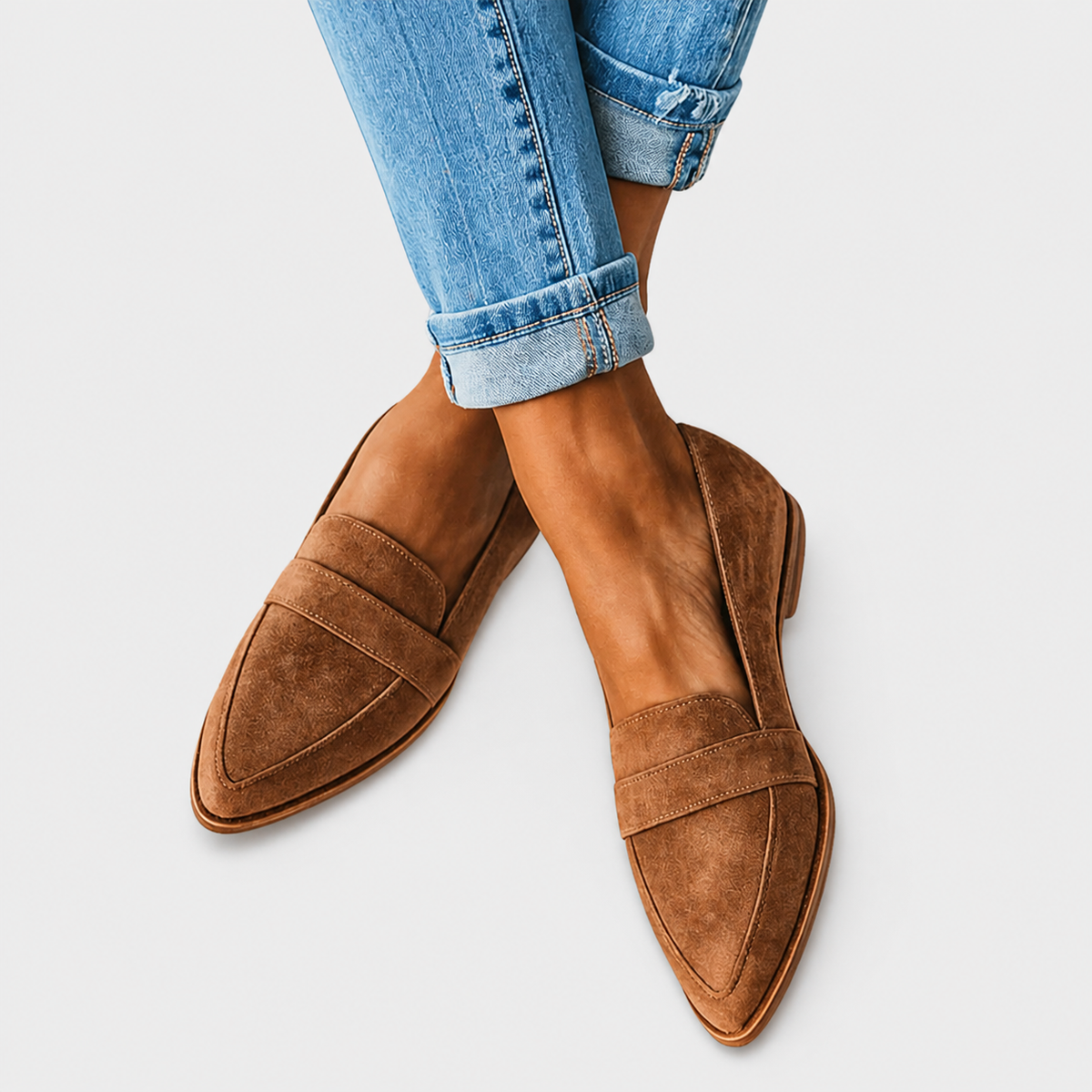 Helen | Pantuflas Ortopédicas de Gamuza Suave