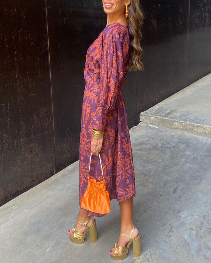 Chihuahua™ Vestido Midi de Verano Elegante con Corte Fluido