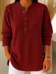 Nieves™ | Túnica Henley con Botones