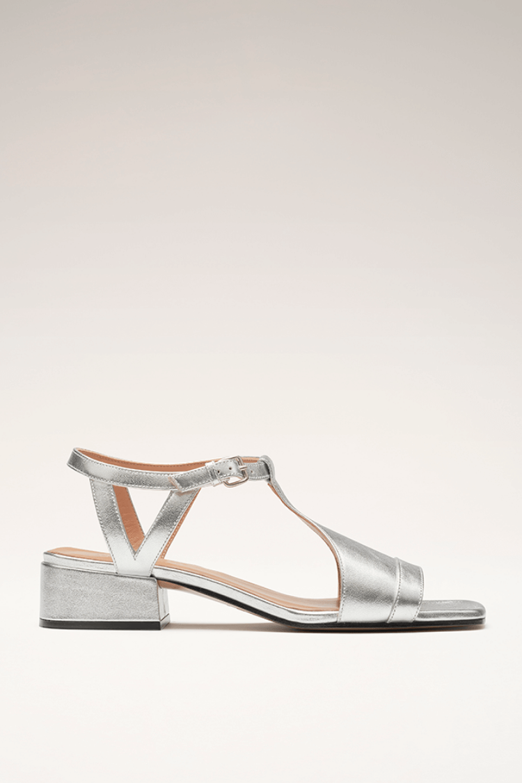 Silveria | Sandalias Plateadas de Verano