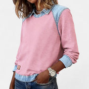 Angélica™ Suéter Casual de Manga Larga para Mujer con Cuello