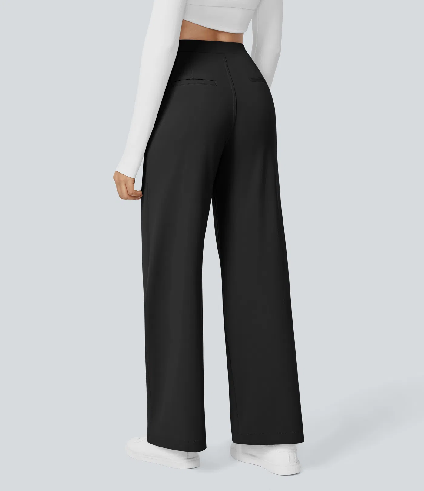 Leonarda™ Pantalón Elegante de Talle Alto y Pierna Ancha para Mujer