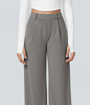 Leonarda™ Pantalón Elegante de Talle Alto y Pierna Ancha para Mujer