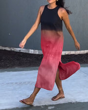 Durango™ Vestido sin Mangas con Degradado Elegante