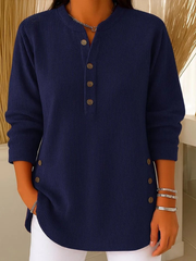Nieves™ | Túnica Henley con Botones