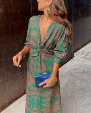 Chihuahua™ Vestido Midi de Verano Elegante con Corte Fluido