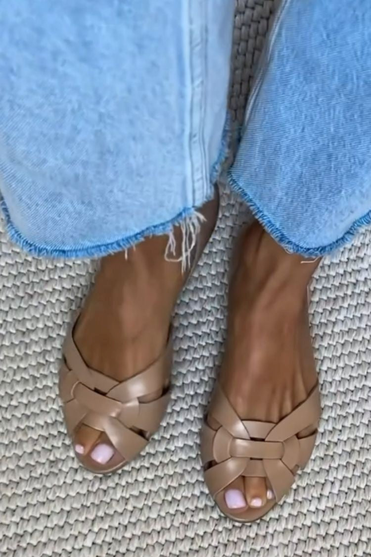 Herminda | Sandalias Trenzadas Estilo Natural