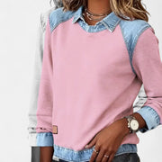 Angélica™ Suéter Casual de Manga Larga para Mujer con Cuello