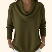 Julia™ | Suéter con Cuello Drapeado