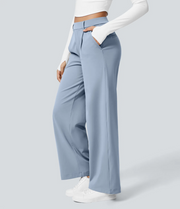 Leonarda™ Pantalón Elegante de Talle Alto y Pierna Ancha para Mujer