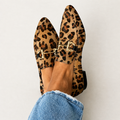 Gia - Mocasines Elegantes de Leopardo
