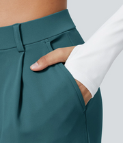 Leonarda™ Pantalón Elegante de Talle Alto y Pierna Ancha para Mujer