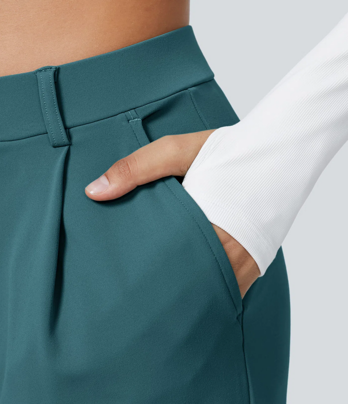 Leonarda™ Pantalón Elegante de Talle Alto y Pierna Ancha para Mujer