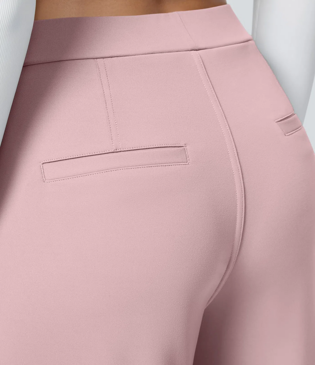 Leonarda™ Pantalón Elegante de Talle Alto y Pierna Ancha para Mujer