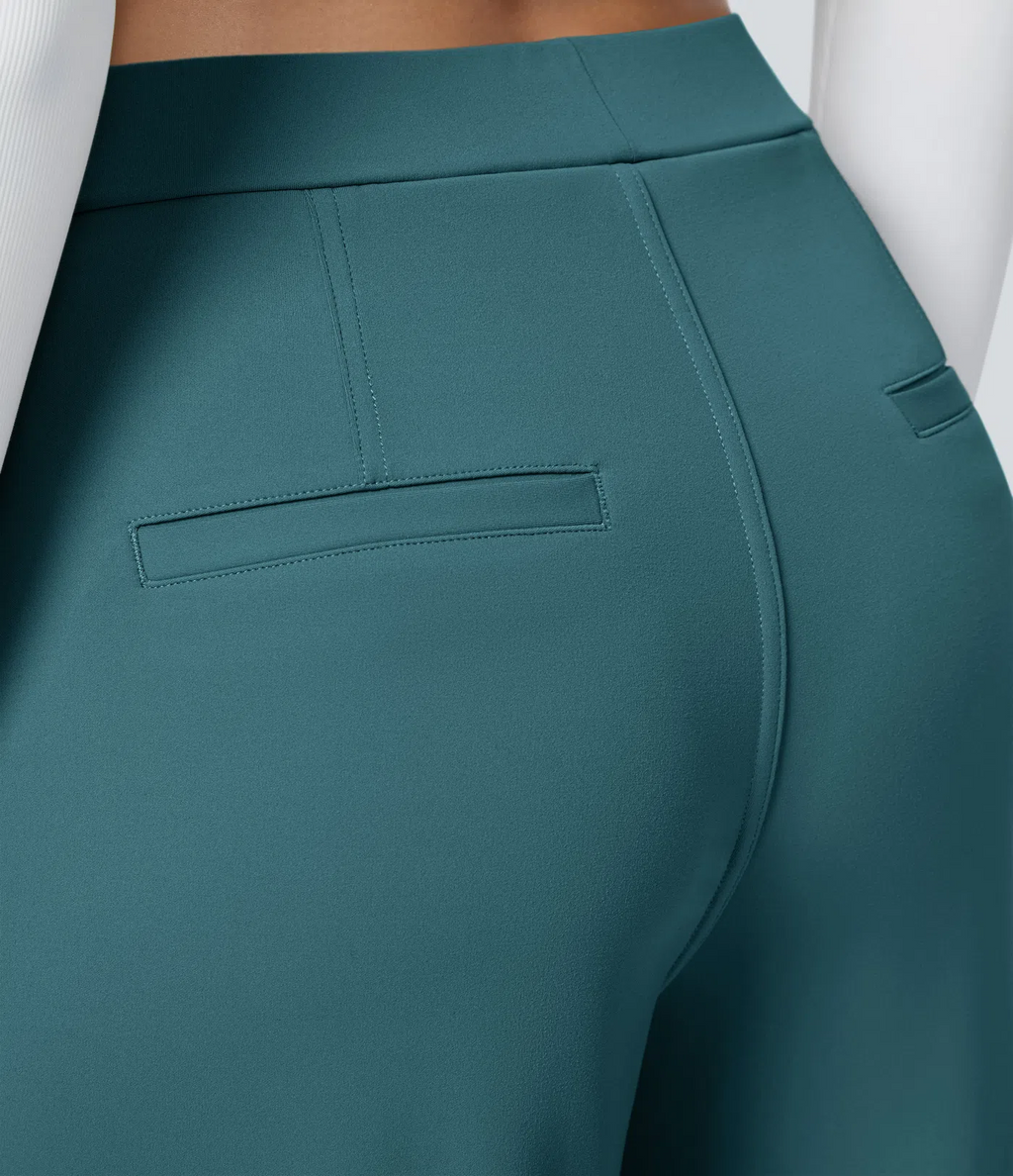 Leonarda™ Pantalón Elegante de Talle Alto y Pierna Ancha para Mujer