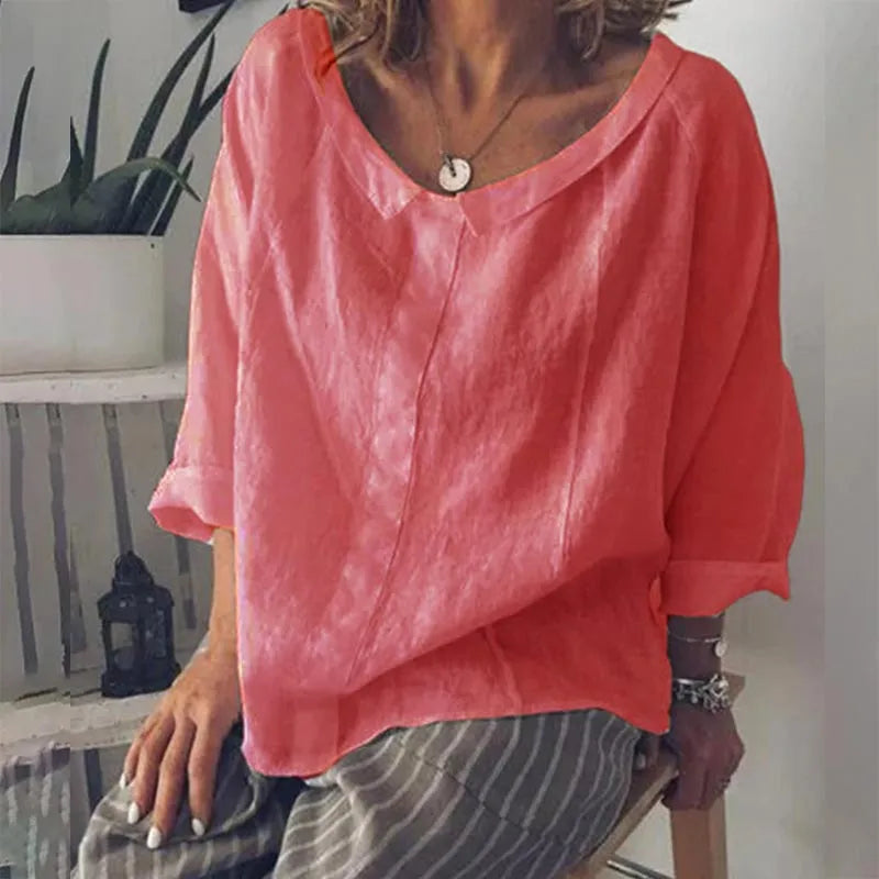 Blusa sin Botones para Mujer, Estilo Atemporal