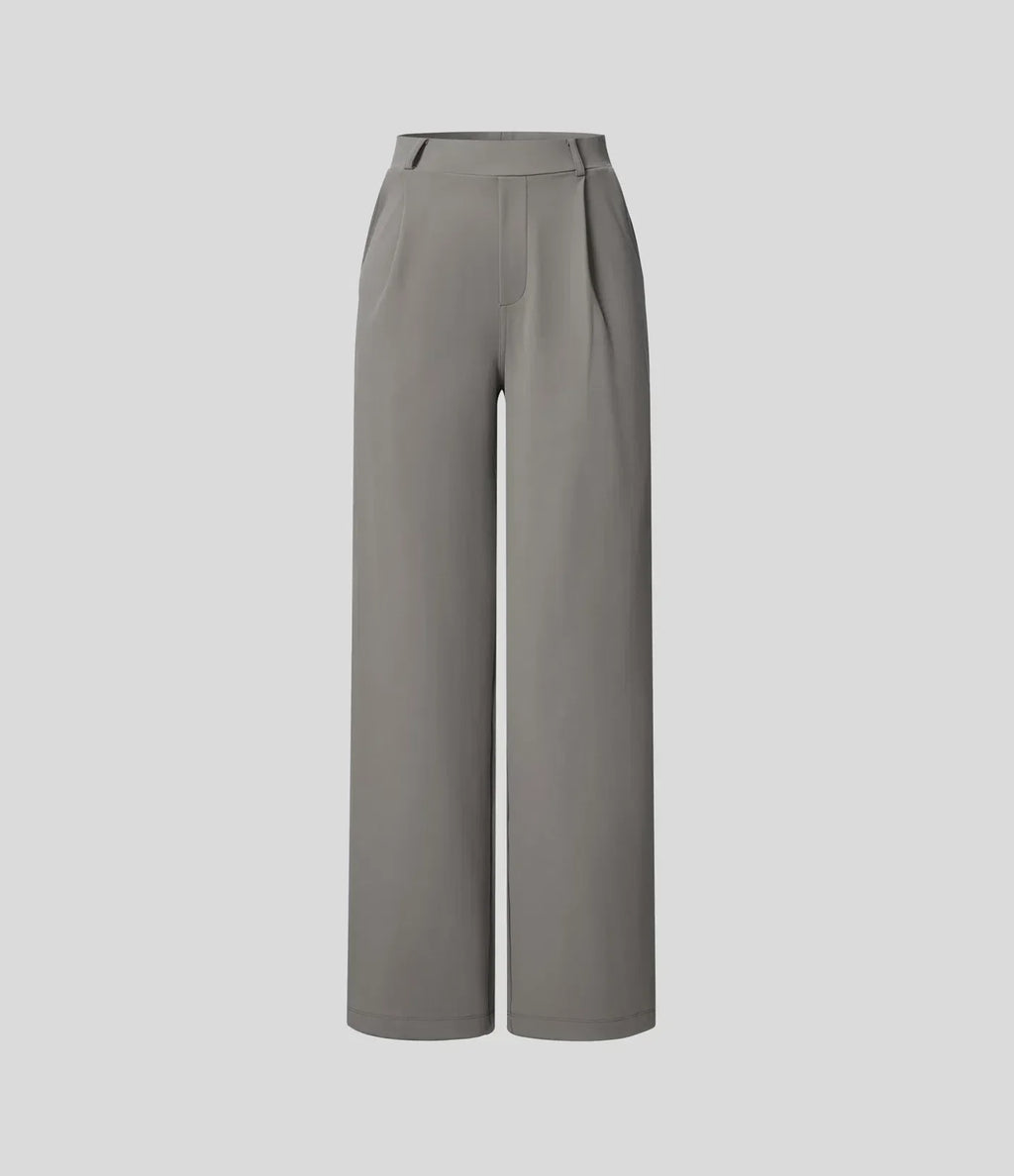 Leonarda™ Pantalón Elegante de Talle Alto y Pierna Ancha para Mujer