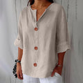 Tequila™ Blusa Minimalista Oversize con Estructura Vertical