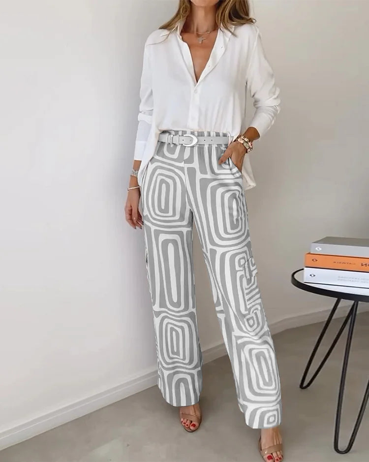 Conjunto Nohemí Cómodo y Elegante de Dos Piezas