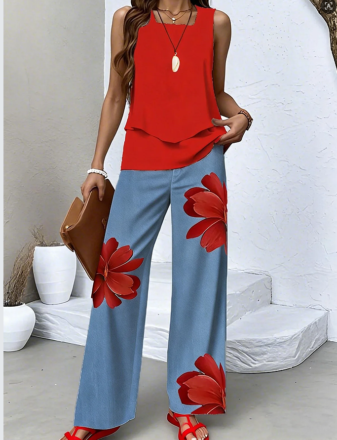 ENGRACIA | CONJUNTO SCARLET FLOWER