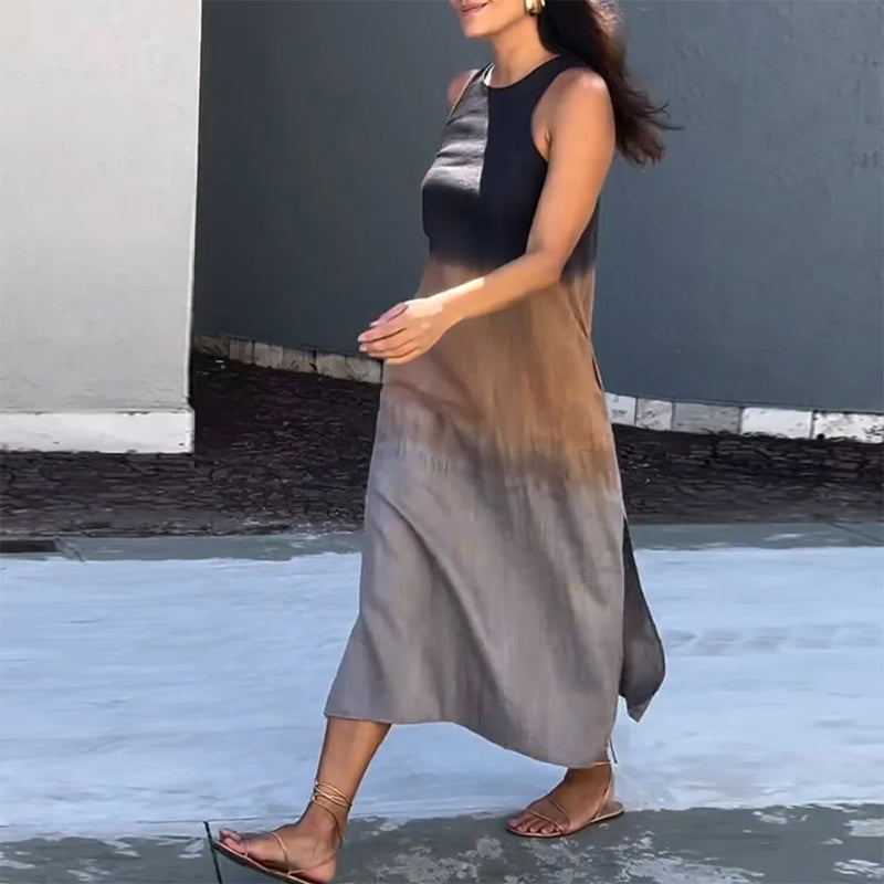 Durango™ Vestido sin Mangas con Degradado Elegante