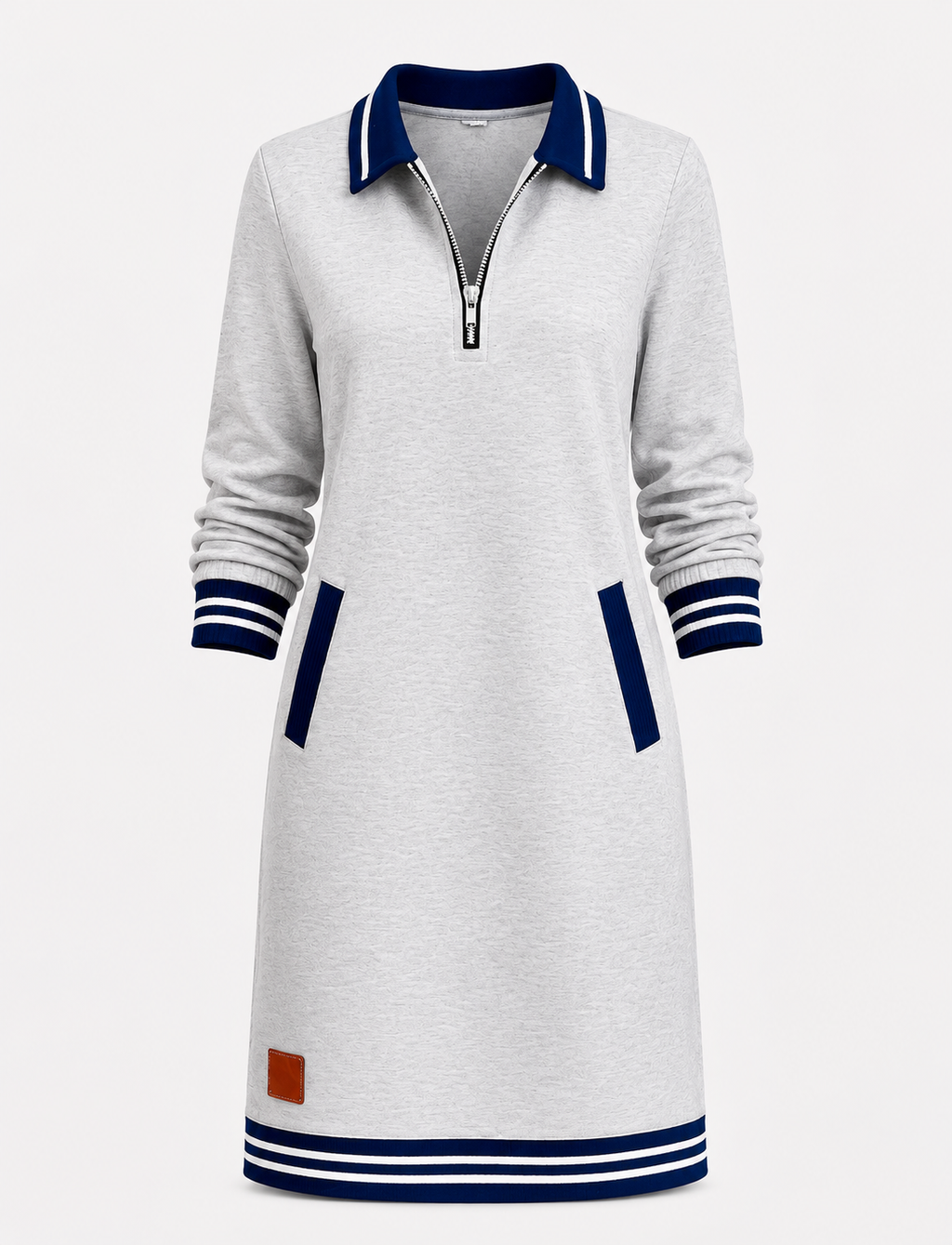 Josefina™ Vestido Elegante de Algodón con Manga Larga