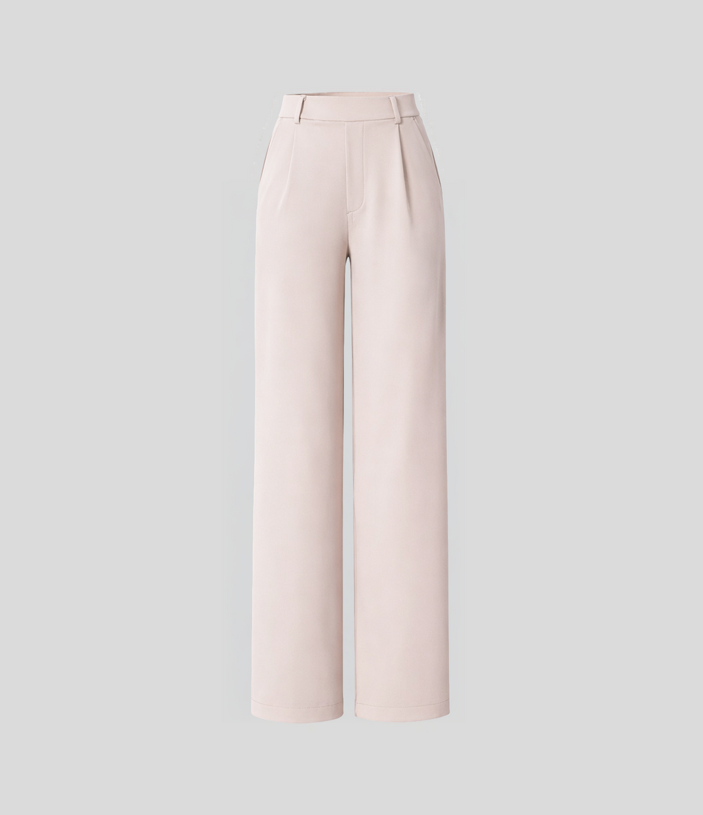 Leonarda™ Pantalón Elegante de Talle Alto y Pierna Ancha para Mujer