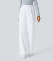 Leonarda™ Pantalón Elegante de Talle Alto y Pierna Ancha para Mujer