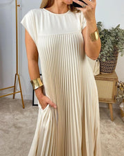 Patricia™ Vestido Largo de Verano Casual Plisado para Mujer