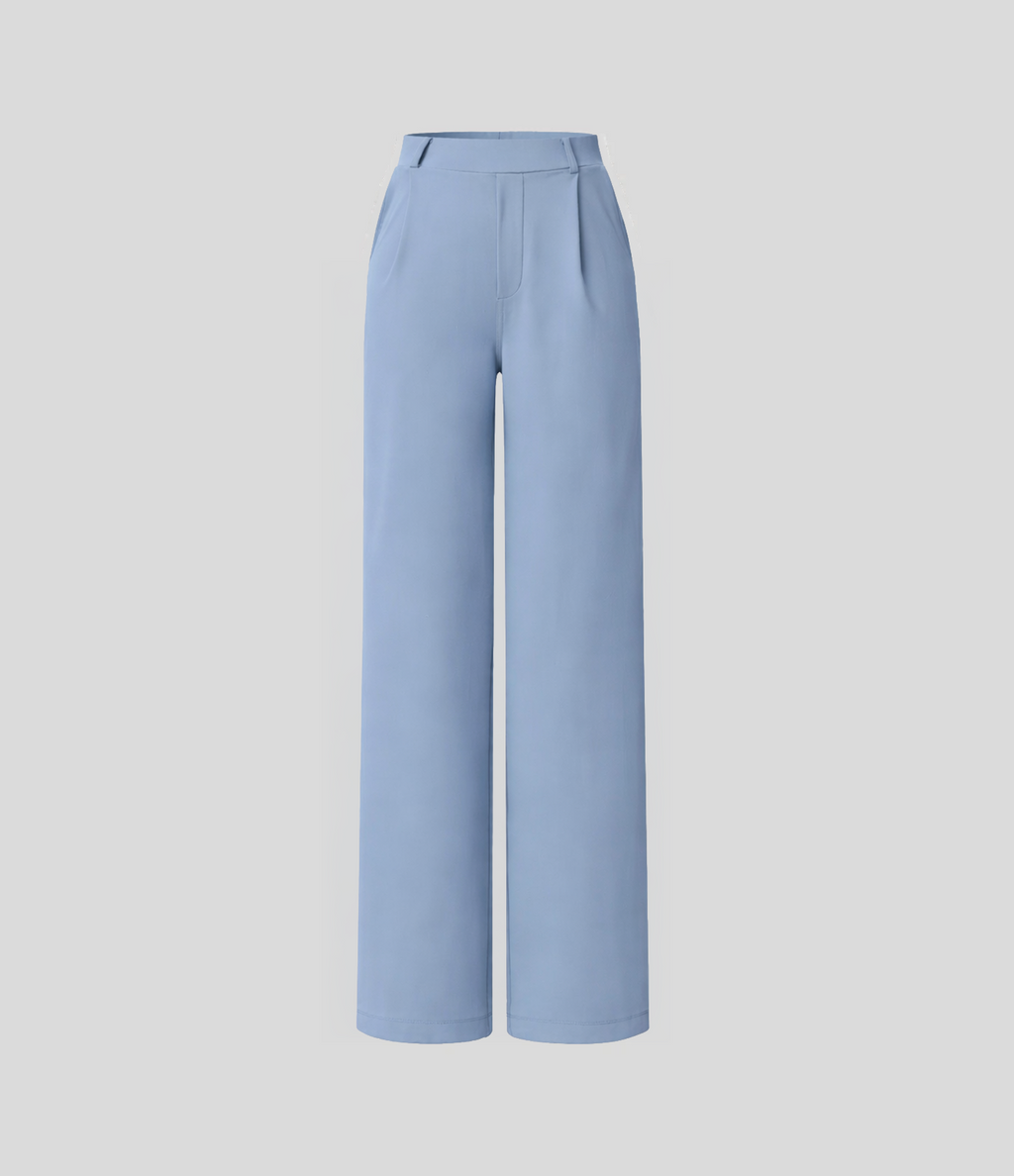 Leonarda™ Pantalón Elegante de Talle Alto y Pierna Ancha para Mujer