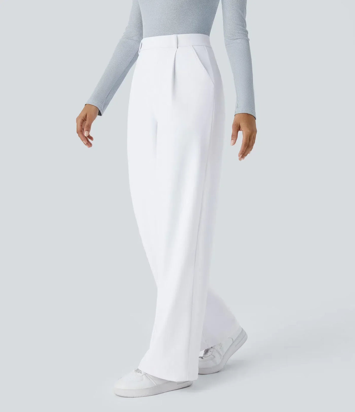 Leonarda™ Pantalón Elegante de Talle Alto y Pierna Ancha para Mujer