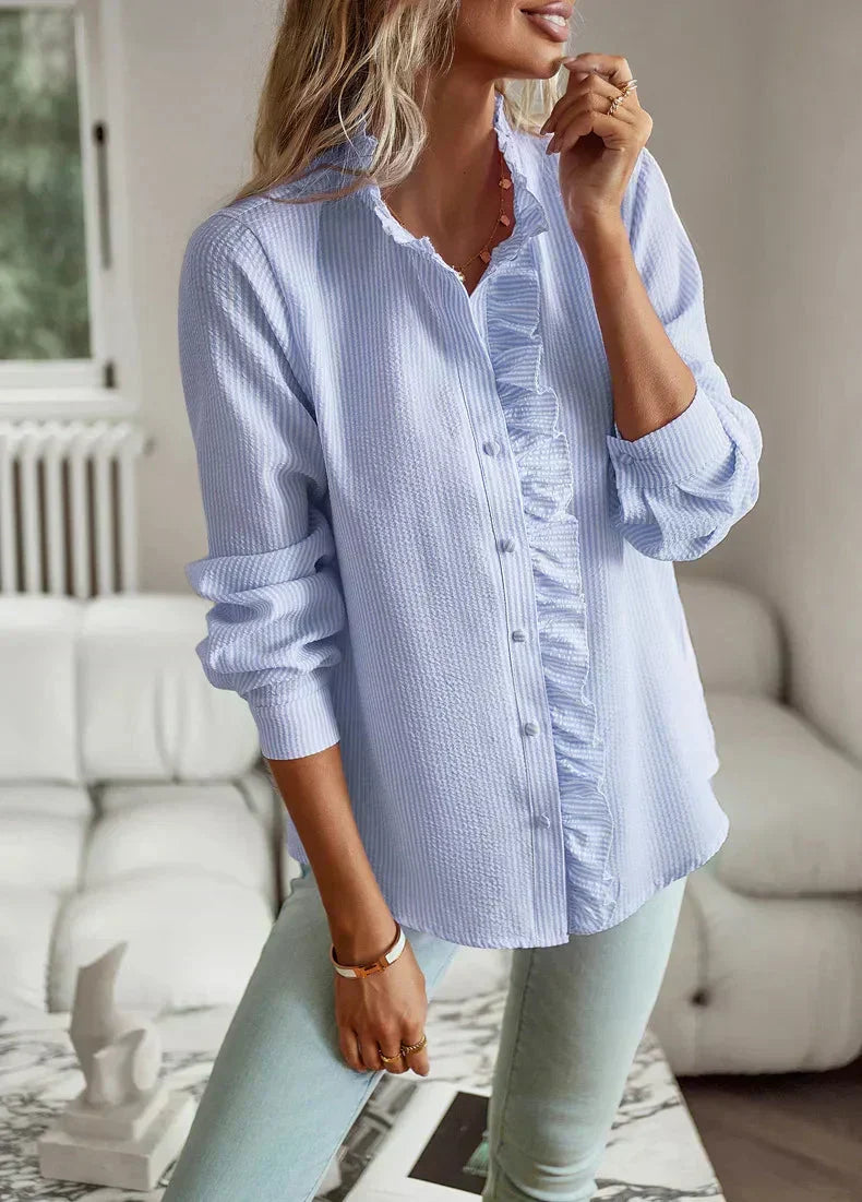 Blusa Elegante para Mujer con Corte Entallado